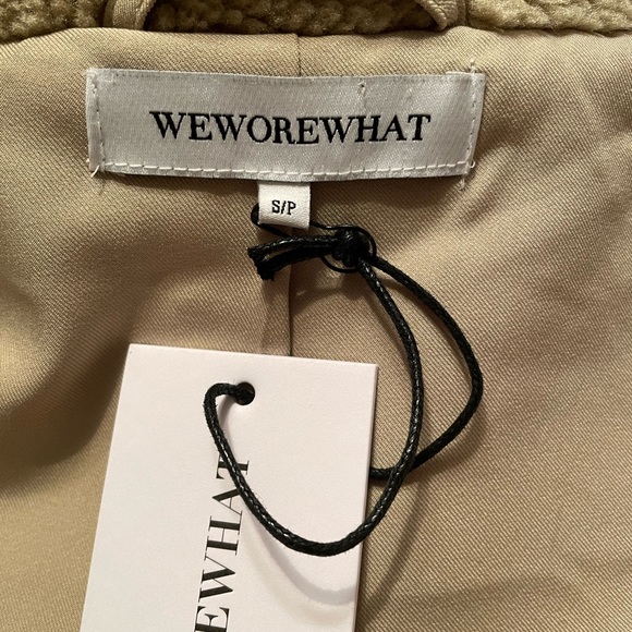 NWT  We Wore What Faux Shearling Bomber - Picture 6 of 12